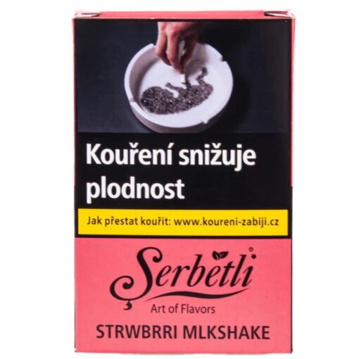 Tabák - Serbetli 50g - Strwbrri Mlkshake
